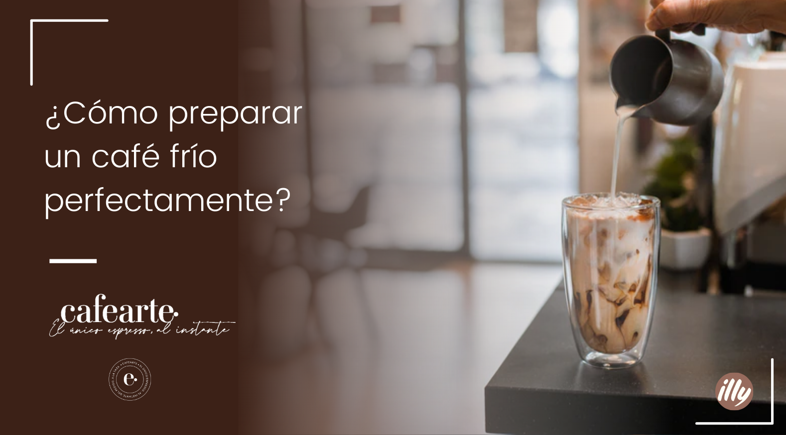 como preparar un cafe frio perfectamente