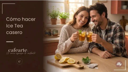 como hacer ice tea casero con cafearte